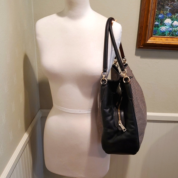 Like NEW Coach Lexy Legacy Jacquard shoulder bag - Picture 4 of 13